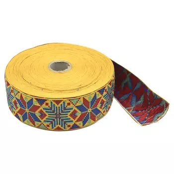 С3379Г17 Лента жаккардовая рис. 8968 50мм*25м (желтый)