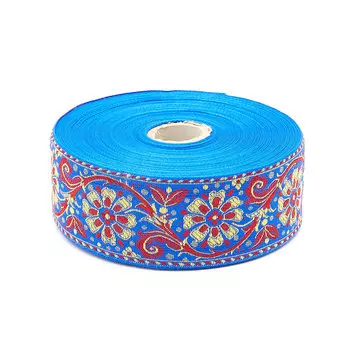 С3379Г17 Лента жаккардовая рис. 9550 50мм*25м (синий)