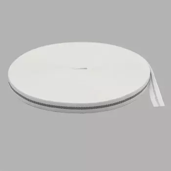 С3390 Лента прикладная светоотражающая 1см*25м (003 белый)