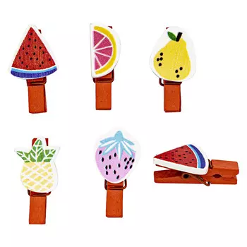 С3574-04 ПРИЩЕПКИ декоративные 'Фрукты'