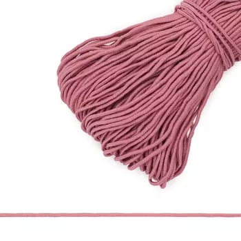 С3576Г17 Шнур отделочный эластичный 1,5мм*50м (розовый)
