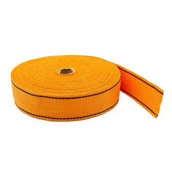 С3618Г17 Стропа-50 рис.8625/2 50мм*30м, 28-29 г/м (оранжевый с чёрной полосой)