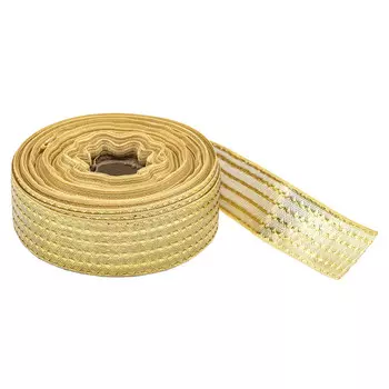 С3687Г17 Стрела-25 Лента подарочная рис.9015 25мм*25м (2 золото)