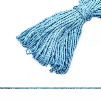 С3744 Шнур отделочный 'сороконожка' 25м (бирюза)