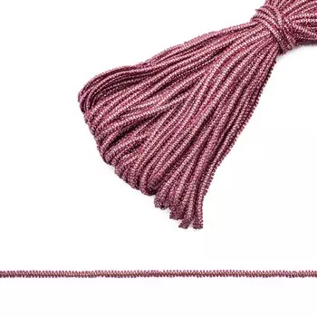 С3744 Шнур отделочный 'сороконожка' 25м (малиновый)