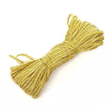 С3744 Шнур отд. 'сороконожка' металлизиров. рис.9300 5мм*25м (золото)