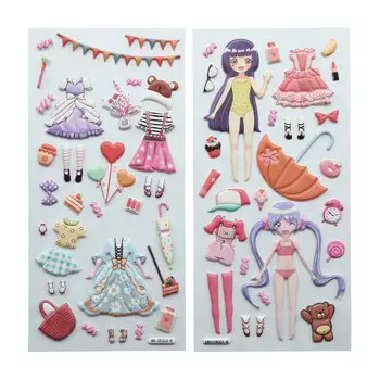 С3748-04 НАКЛЕЙКИ 'Модный подиум' Набор 4