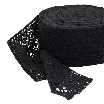 С3749Г17 Кружево х/б рис100.01.172 100мм*25м (черный)