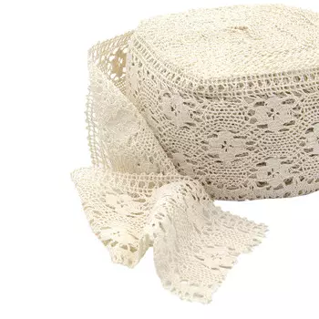 С3749Г17 Кружево х/б рис125.01.038 125мм*25м (суровый)