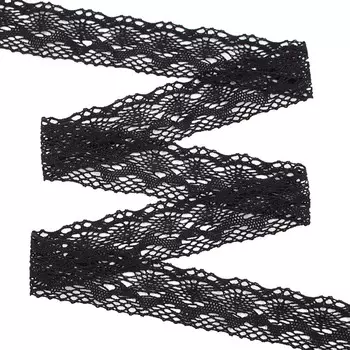 С3749Г17 Кружево х/б рис.38.01.054 38мм*25м (черный)