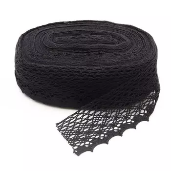 С3749Г17 Кружево х/б рис.55.01.180 55мм*25м (черный)