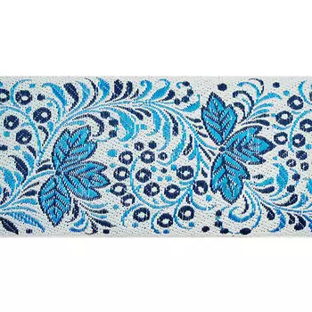 С3799Г17 Лента жаккардовая рис. 9430 'Смородинка' 65мм*25м (2)