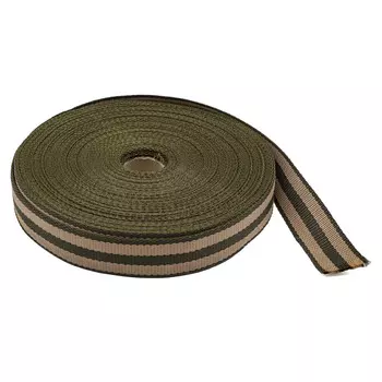 С3824Г17 Стропа-30-5п рис.9492 30мм*25м, 15,8 г/м (9 хаки/бежевый/хаки)