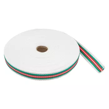 С3826Г17 Стропа-25-7п рис.9556 25мм*25м, 15,1 г/м (5 белый/зеленый/красный)