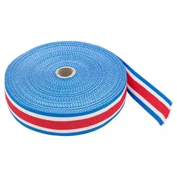 С3830Г17 Стропа-50-5п рис.9557 50мм*30м, 28-29 г/м (7 синий/белый/красный)