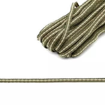 С3858Г17 Стропа-5-3п рис.9690 5мм*25м, 3,4 г/м (10 хаки/бежевый/хаки)