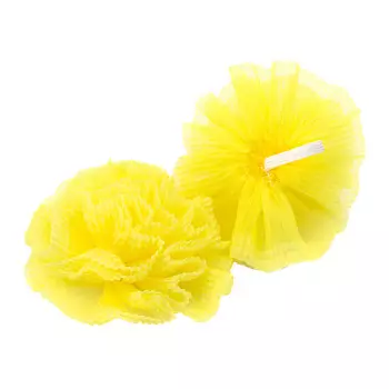 С403 Бант декоративный , d-11 см, упак./10 шт. (желтый)