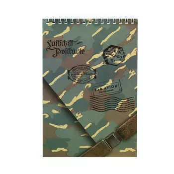 С4172-35 Блокнот на гребне А5 40л. 'Камуфляж'