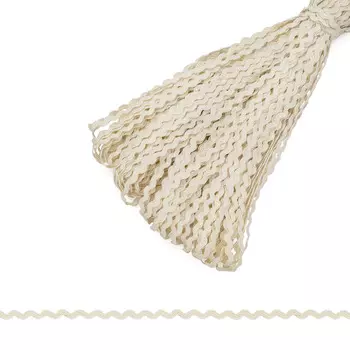 С441 Тесьма-вьюнчик, 3 мм*30 м (белый)