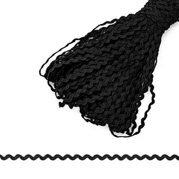 С441 Тесьма-вьюнчик, 3 мм*30 м (черный)