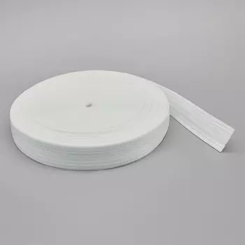 С495 Лента ременная, 3,5 см*30 м (003 белый)