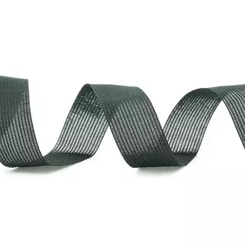 С516 Тесьма окантовочная 2,4см*100м (3,8гр/м) (005 черный)