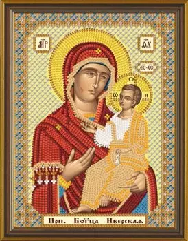 С6009 Набор для вышивания бисером 'Богородица Иверская' 13х17см