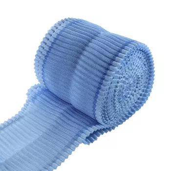 С72 Лента гофре, 8 см*1 м (голубой)