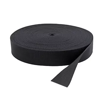 С762 Лента ременная, 4 см*50 м (005 черный)