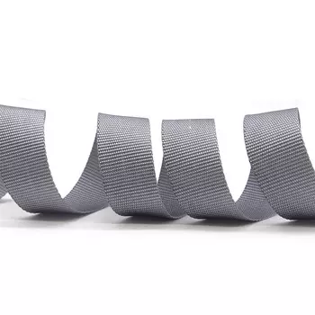 С763 Лента ременная, 2,5 см*50 м (012 серый)