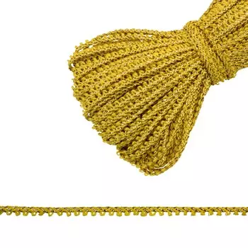 С810 (С1054) Шнур отд. с люрексом 4мм*30м (желтый/золото)