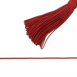 С838 Шнур эластичный 2мм *30м (красный)