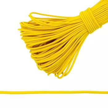 С838 Шнур эластичный 2мм *30м (желтый)