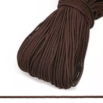 С854 Шнур плетеный 3мм*200м (Мн) (007 коричневый)