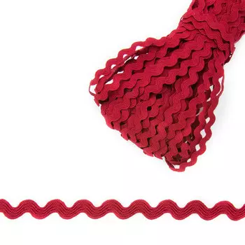 С868 (С442) Тесьма 'вьюнчик' 9мм*30м (бордо)