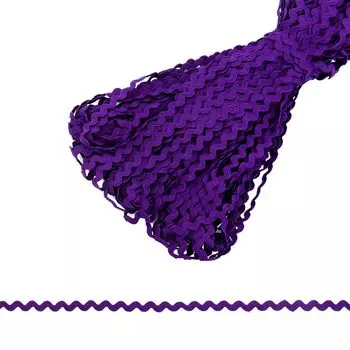 С868 (С442) Тесьма 'вьюнчик' 9мм*30м (фиолетовый)