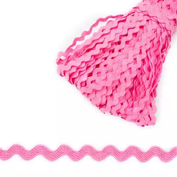 С868 (С442) Тесьма 'вьюнчик' 9мм*30м (розовый)