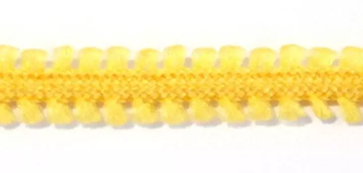 С873 Шнур отделочный сороконожка, 5 мм*30 м (желтый)