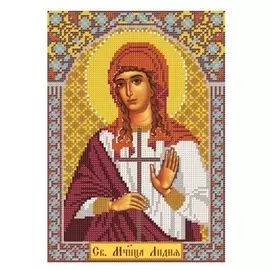 С9129 Набор для вышивания бисером 'Нова Слобода' 'Св. Мч. Лидия', 18x25 см