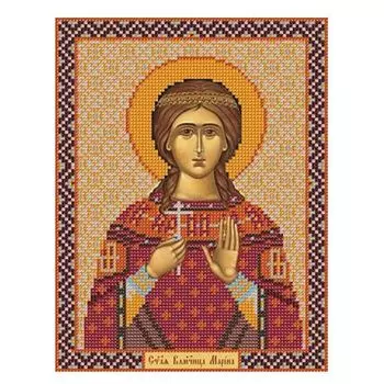 С9132 Набор для вышивания бисером 'Нова Слобода' 'Св. Вмч. Марина (Антиохийская)', 18x25 см