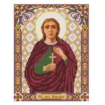 С9136 Набор для вышивания бисером 'Нова Слобода' 'Св. Мч. Надежда', 18x25 см