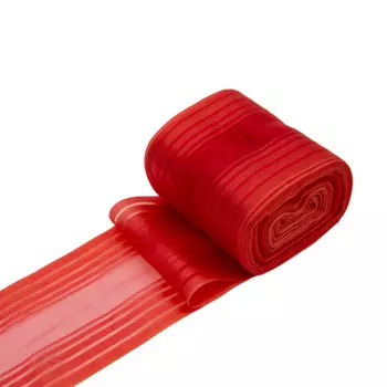 С91 Лента капроновая 8см*25м (010 красный)