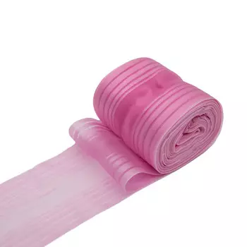 С91 Лента капроновая 8см*25м (164 яр.розовый)