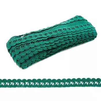 С920 Тесьма отделочная, 18 мм*10 м (т.зеленый)