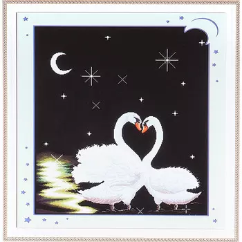 S-004 Набор для вышивания Hobby&amp;Pro 'Лебединая верность', 46*50 см