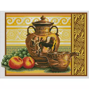 S-015 Набор для вышивания Hobby&amp;Pro 'Античный натюрморт', 34*25 см