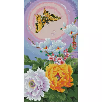 S-016 Набор для вышивания Hobby&amp;Pro 'Махаон', 27*53 см