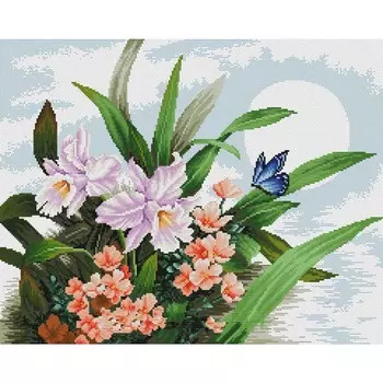 S-027 Набор для вышивания Hobby&amp;Pro 'Вечерний букет', 44*35 см