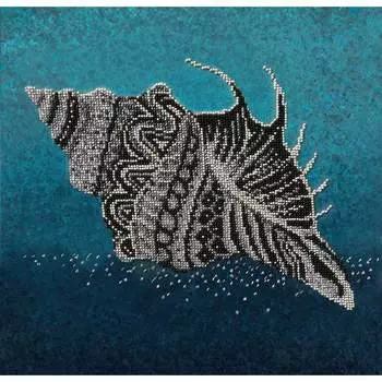 С-02 Набор для вышивания бисером Созвездие 'Ракушка' 30*30см