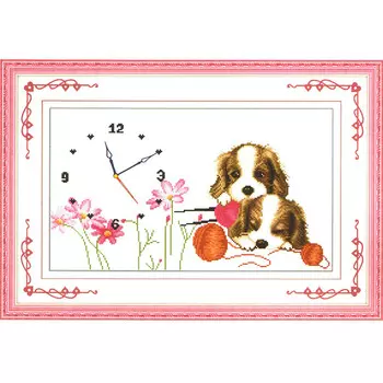 S-044 Набор для вышивания Hobby&amp;Pro 'Пора вязать', 38*20 см